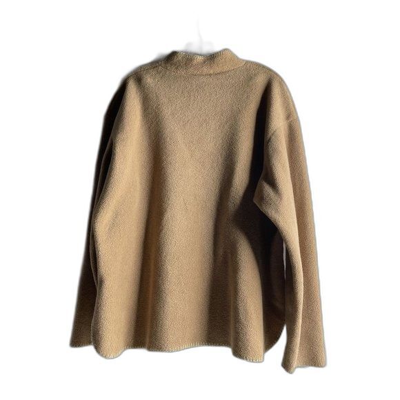 Attraction Size XL Grannycore Fleece Cardigan Jacket Embroidered Flowers - Picture 9 of 12